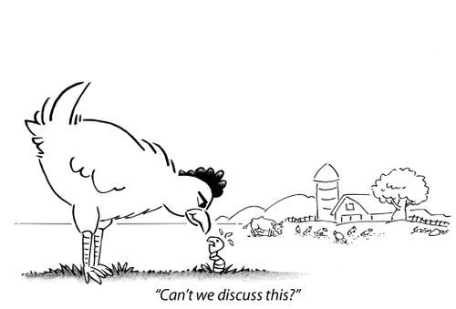 'Can't we discuss this?'