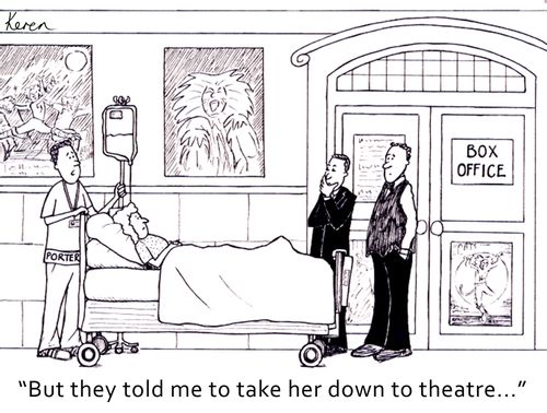 'But they told me to take her down to theatre...'