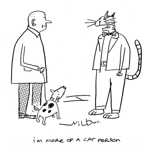 'I'm more of a cat person.'
