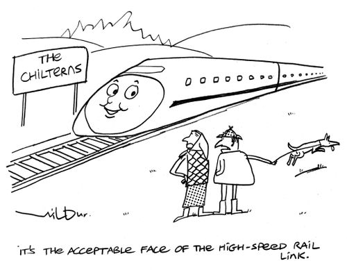 'It's the acceptable face of the high-speed rail link.'
