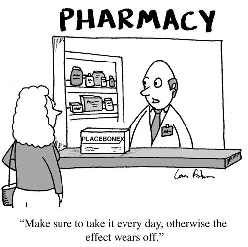 Placebonex: 'Make sure to take it every day, otherwise the effect wears off.'