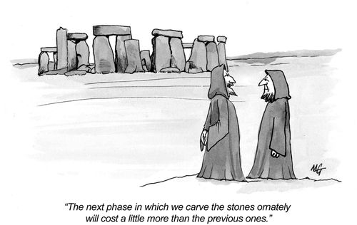'The next phase in which we carve the stones ornately will cost a little more than the previous ones.'