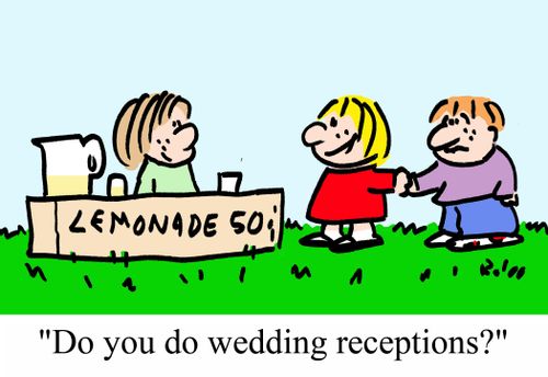 'Do you do wedding receptions?'