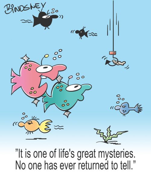 "It is one of life's great mysteries. No one has ever returned to tell."