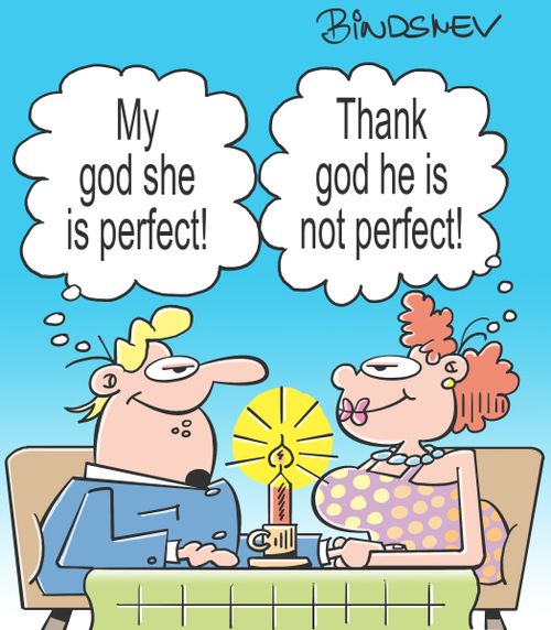 "My god she is perfect!"