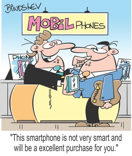 "This smartphone is not very smart and will be a excellent purchase for you."