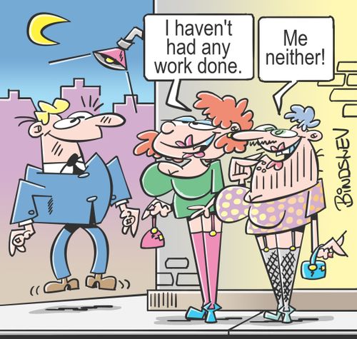 "I haven't had any work done."
