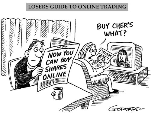 Now you can buy shares online. "Buy Cher's What?"