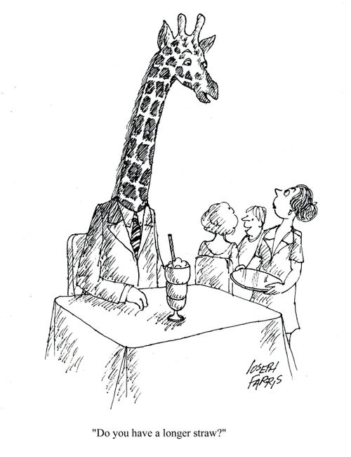 'Do you have a longer straw?'