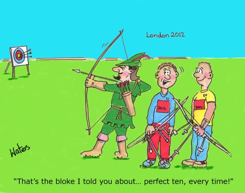 'That's the bloke I told you about... perfect ten, every time!'