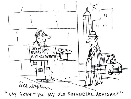 'Say, aren't you my old financial advisor?'