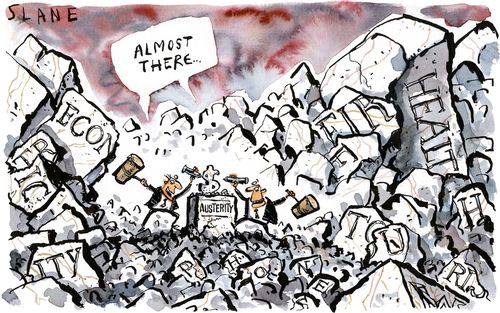 Austerity: 'Almost there...'