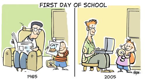 First day of school.