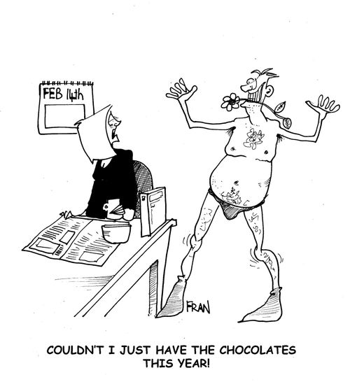 'Couldn't I just have the chocolates this year?'