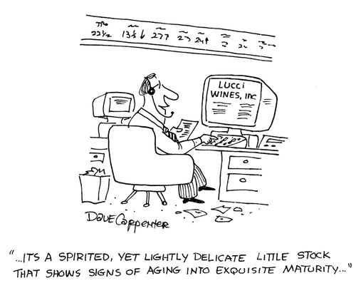 '...it's a spirited, yet lightly delicate little stock that shows signs of aging into exquisite maturity...'