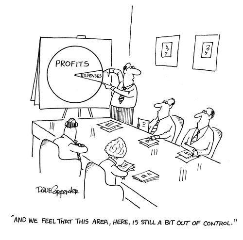 Profits/Expenses:'And we feel that this area, here, is still a bit out of control.'