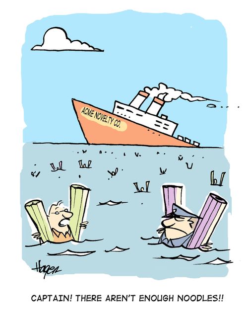 'Captain! There aren't enough noodles!!' -  (Ship- ACME Novelty Co,)