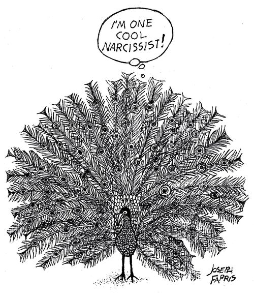 'I'm one cool narcissist!'