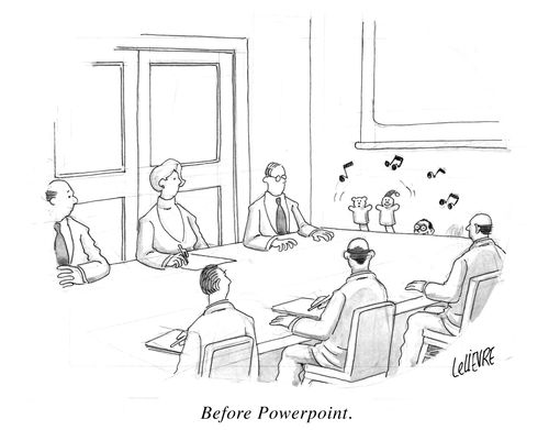 Before Powerpoint.