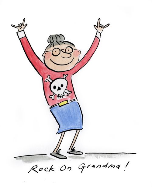 Rock on Grandma!