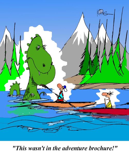'This wasn't in the adventure brochure!'