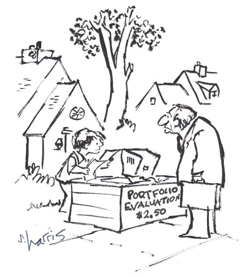 'Portfolio evaluation; $2.50'
