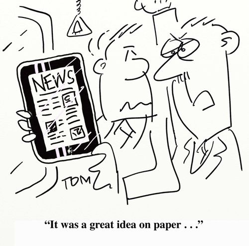 'It was a great idea on paper . . .'