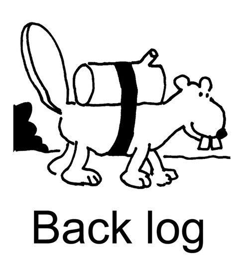 Back log.