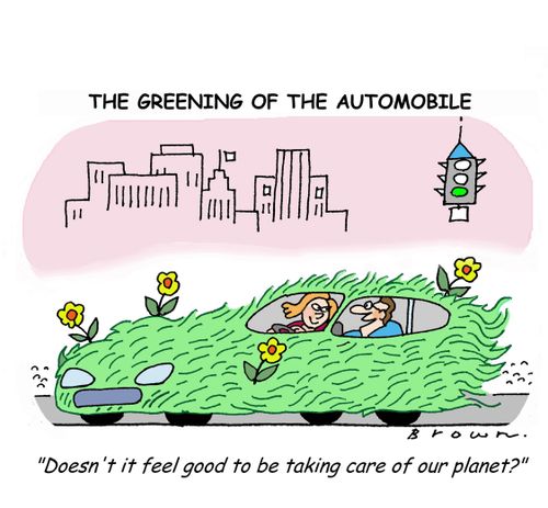 'Doesn't it feel good to be taking care of our planet?'