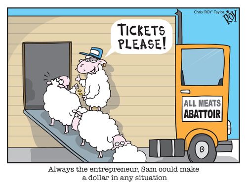 Always the entrepreneur, Sam could make a dollar in any situation.
