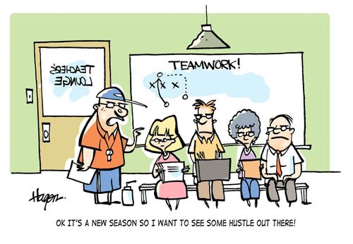 'OK, it's a new season, so I want to see some hustle out there!'