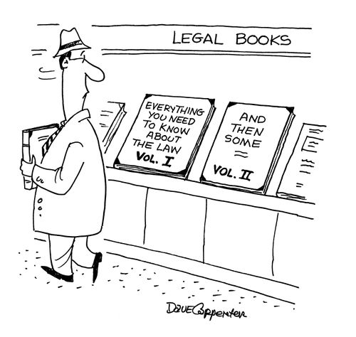 Everything you need to know about the law...and then some.