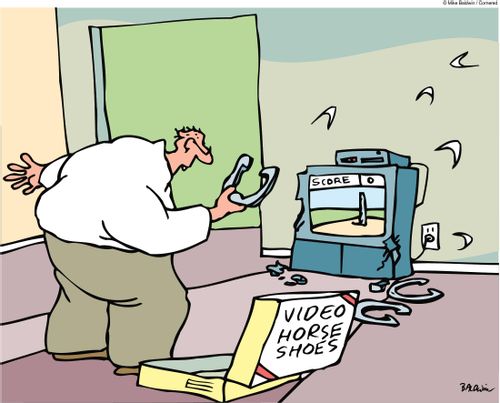 Video Horse Shoes.