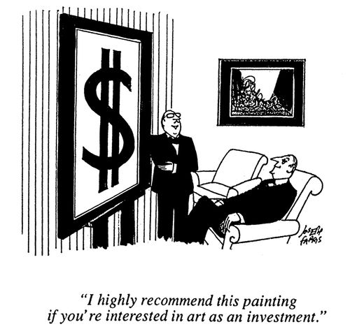 'I highly recommend this painting if you're into art as an investment.'