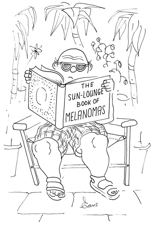 'The sun lounge book of melanomas.'