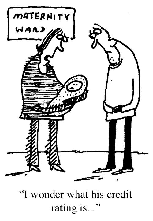 Maternity Ward - 'I wonder what his credit rating is...'