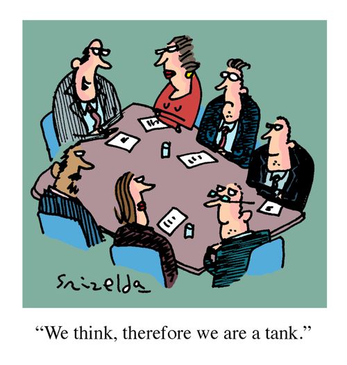'We think, therefore we are a tank.'