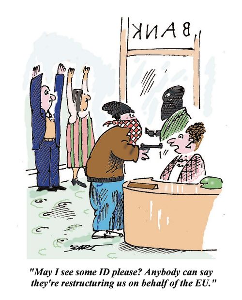 EU bank restructure.