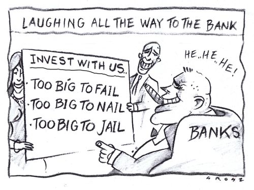 Laughing all the way to the bank.