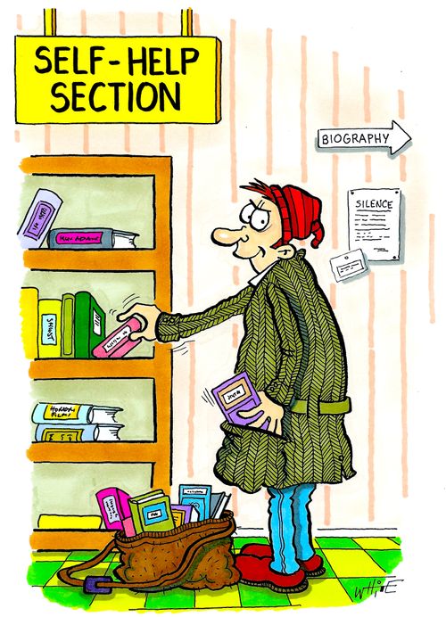Self-help section
