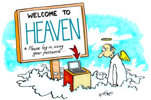 Welcome to Heaven: Please log in, using your password...