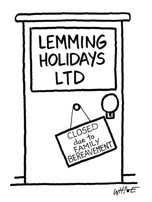 Lemming Holidays: Closed due to Family Bereavement