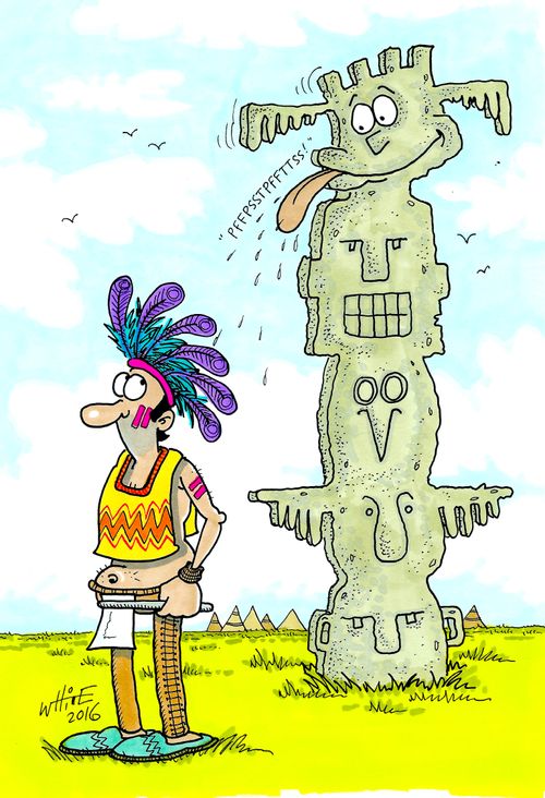 Rude Totem Pole