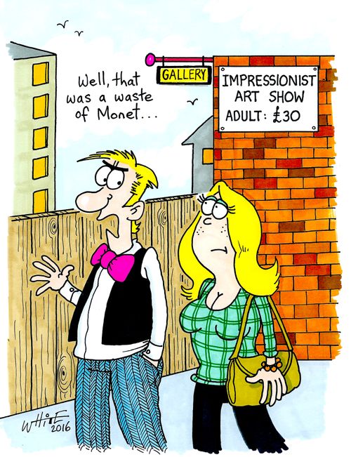 "Well, that was a waste of Monet..."