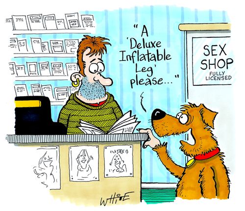 "A 'Delux Inflatable Leg' please..."