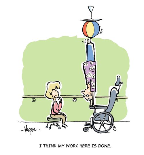 'I think my work here is done.'