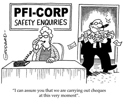 'I can assure you we are carrying out cheques at this very moment'.