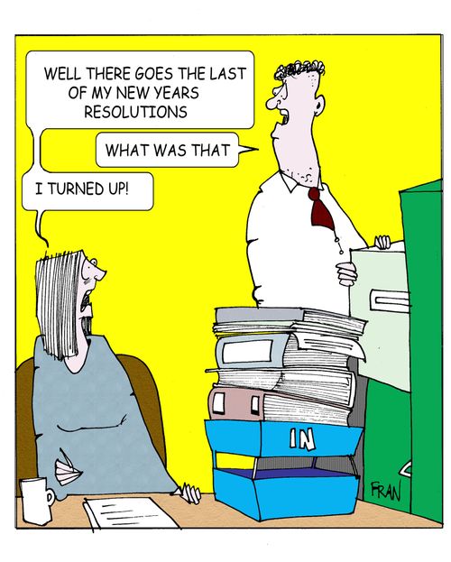'Well, there goes the last of my New Years resolutions...' 