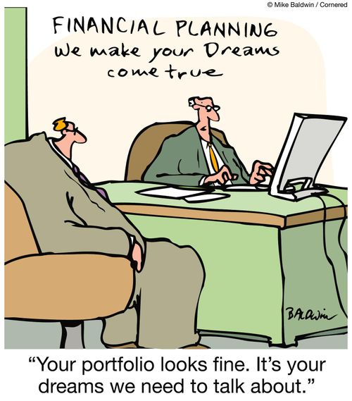 Your portfolio looks fine. It's your dreams we need to talk about.