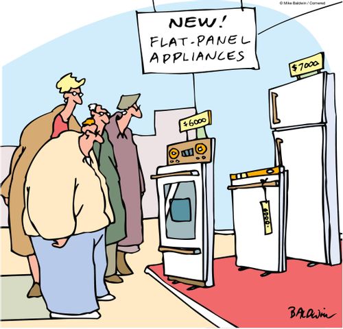 New! Flat-panel Appliances.